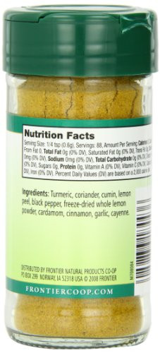 Frontier Herb Int'l Seas Indian Curry (1x1.76 Oz) - Image 8