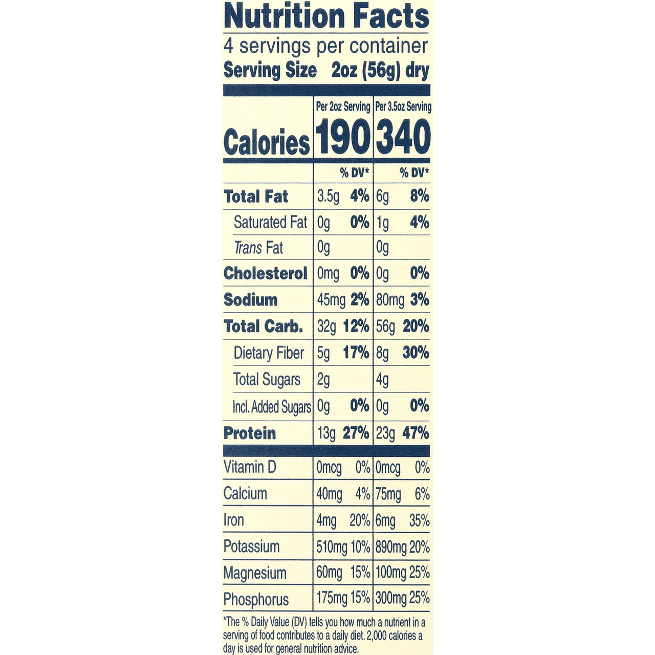 BANZA CHKPEA PSTA SHELLS ( 6 X 8 OZ ) - Image 9