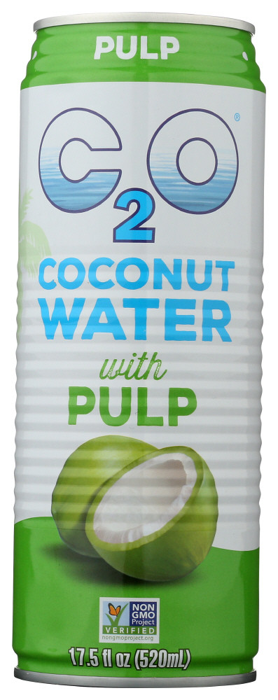 C2O Pure Coconut Water W/Pulp (12x17.5OZ )