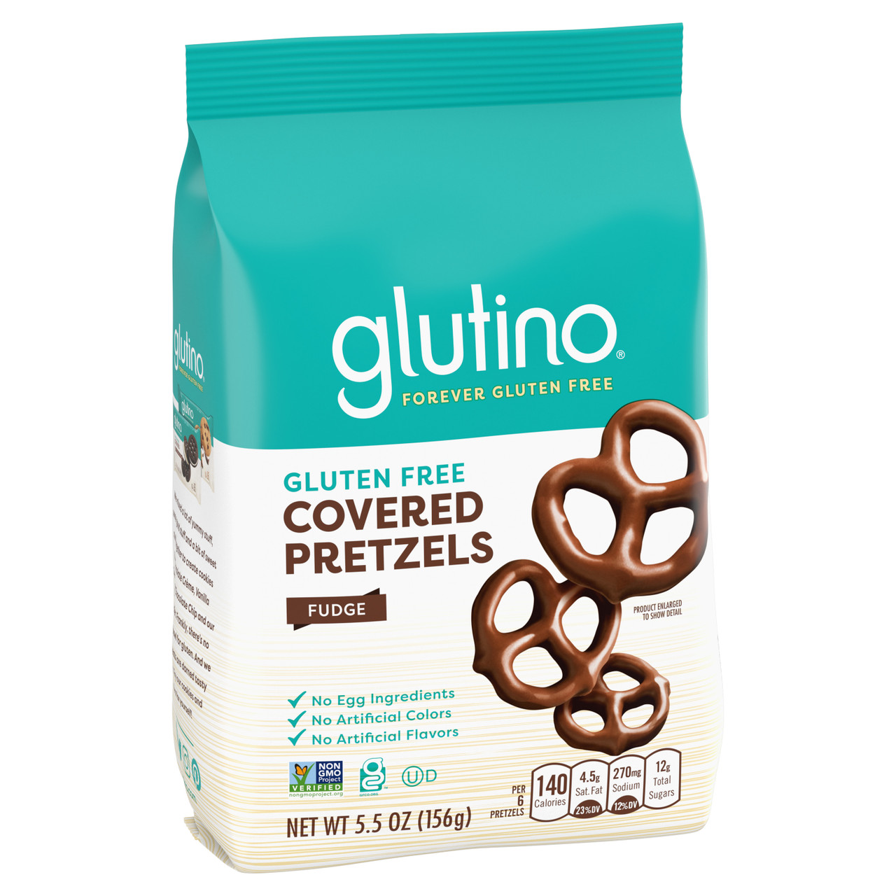 Glutino Chocolate Cov Pretzels (12x5.5OZ ) - Image 3