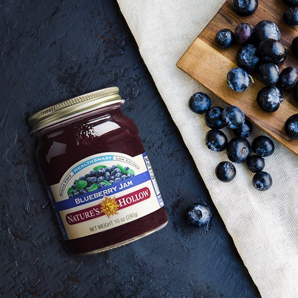 Nature's Hollow Sugar Free Blueberry Preserves (6x10 OZ) - Image 3