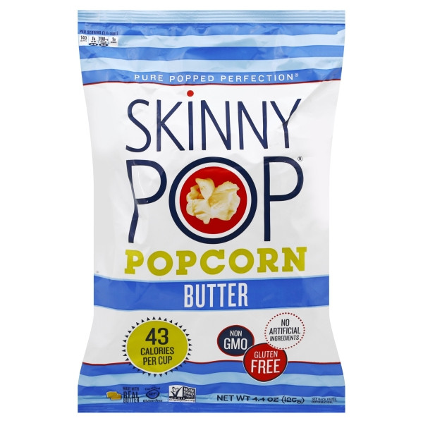 SKNYPOP BUTTER POPCORN ( 12 X 4.4 OZ )