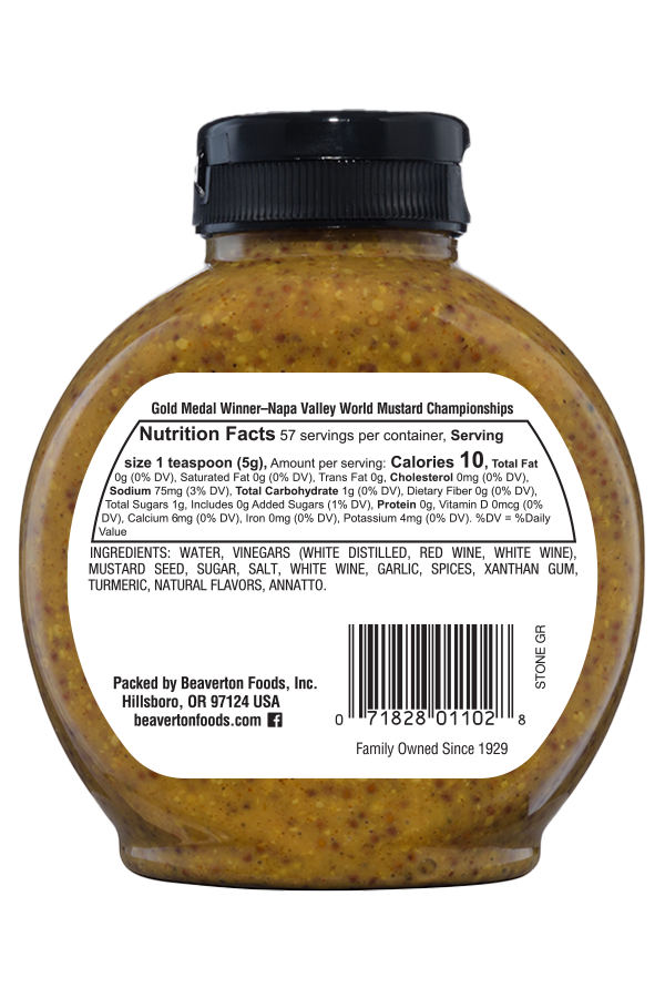 Inglehoffer Stone Ground Mustard (6x10Oz) - Image 2