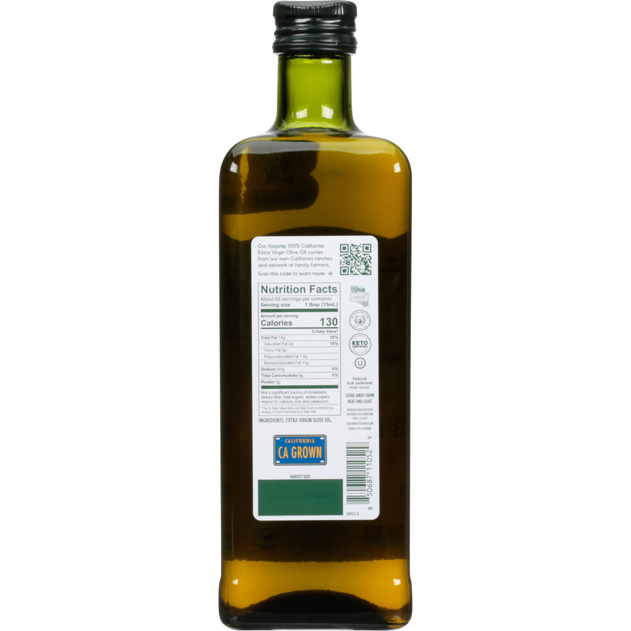 CA OLV 100% CA EVOO ( 6 X 33.8 OZ ) - Image 2