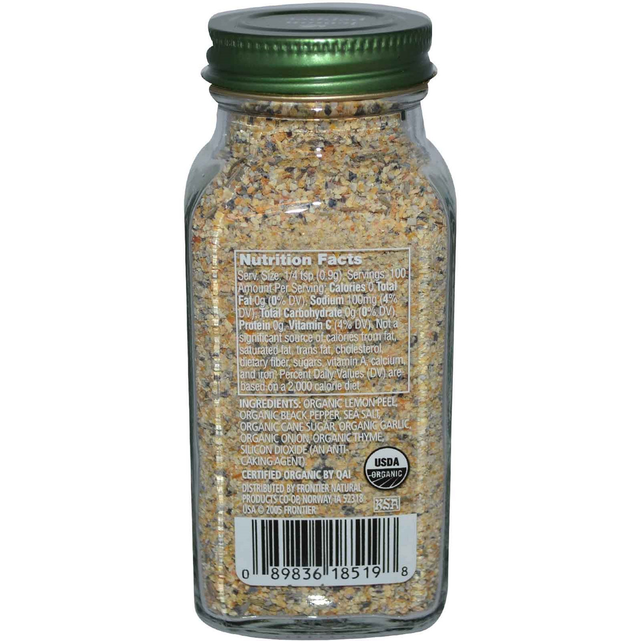 Simply Organic Lemon Pepper Certified Organic (6x3.17Oz) - Image 2