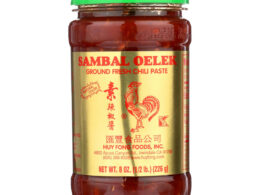 Huey Fong Sambal Oelek Ground Fresh Chili Paste (24x8Oz)