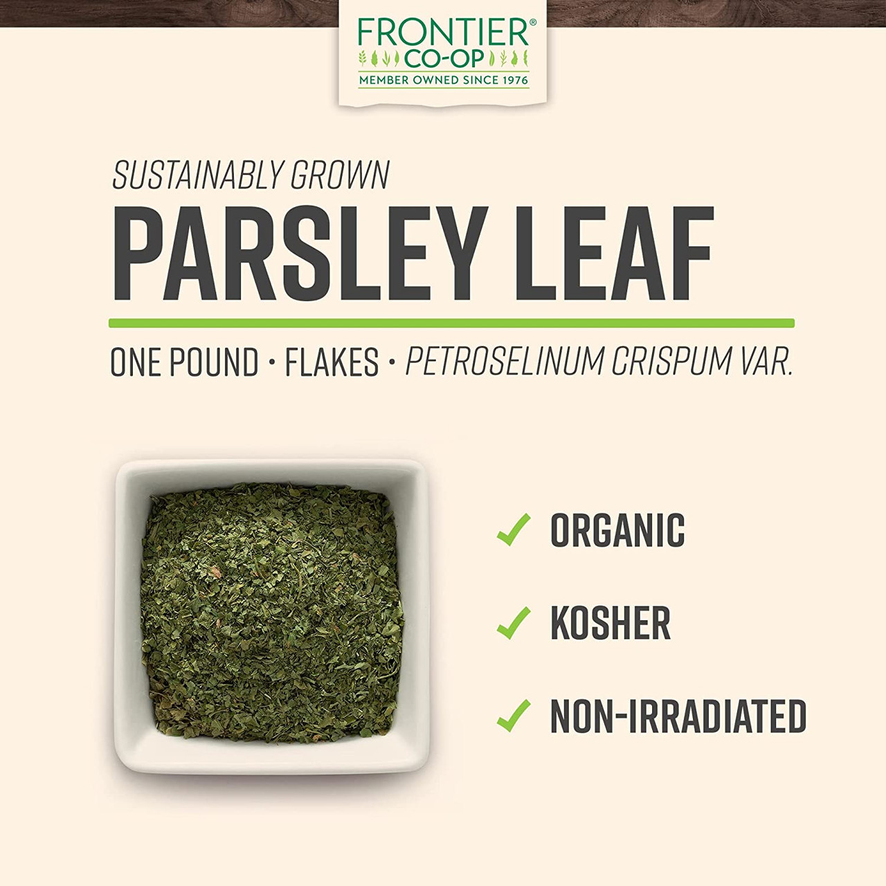 Frontier Parsley Leaf Flake (1x1LB ) - Image 2