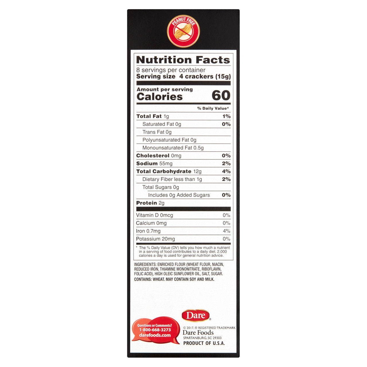 Dare Water CrackersOriginal (12x4.4Oz) - Image 3