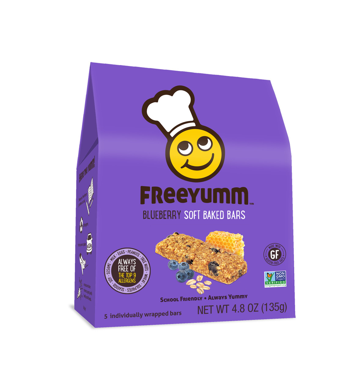 FYUMM BLUEBERRY OAT BAR ( 6 X 4.8 OZ )