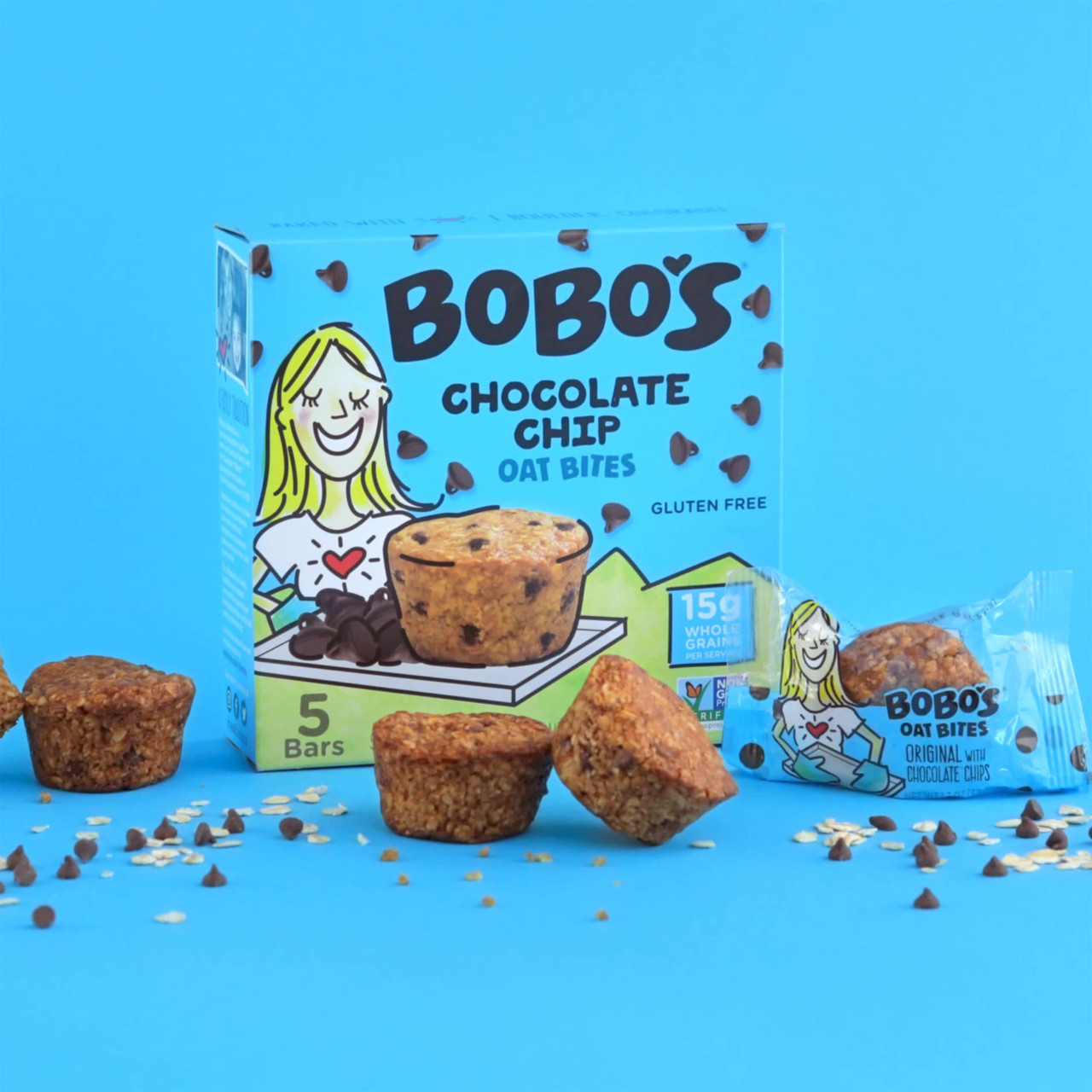 Bobo's Oat Bars Bites, Original, GF (6x5x1.3 OZ) - Image 4