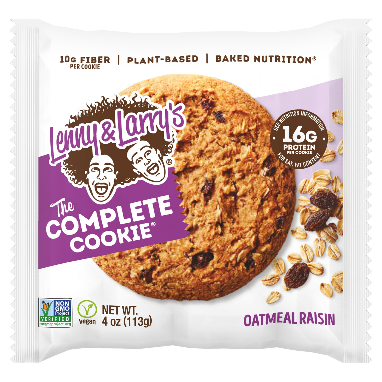 Lenny & Larry's Oatmeal Raisin Cookies (12x4 Oz) - Image 2