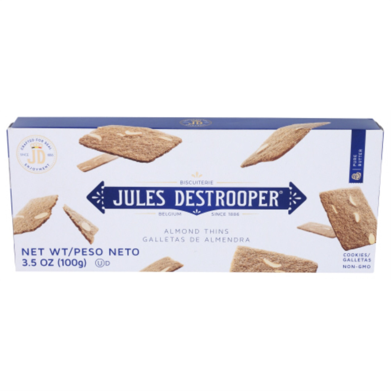 Jules Destrooper Almond Thins (12x3.5Oz)