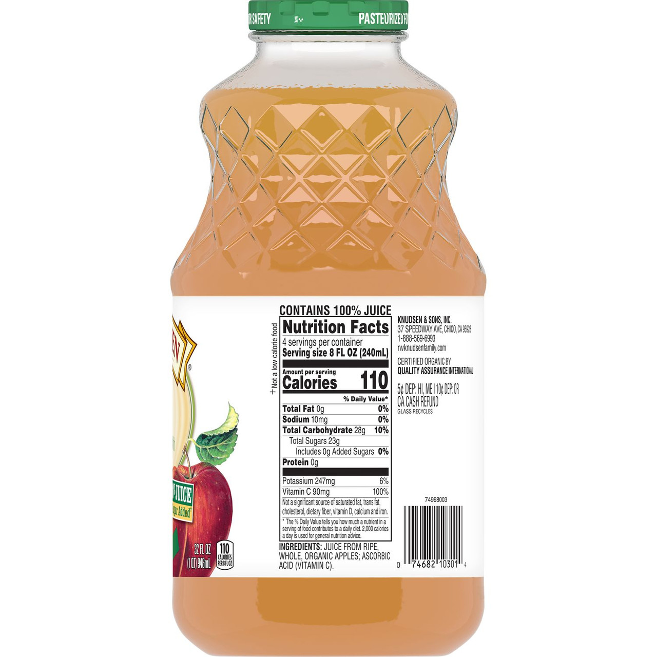 OG2 KNUD APPLE JUICE ( 6 X 32 OZ ) - Image 2