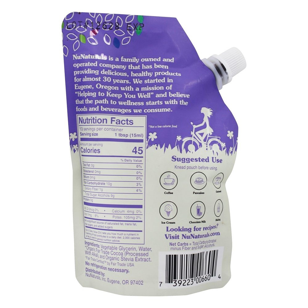 NUNATRL CHOC SYRP POUR ( 1 X 6.6 OZ ) - Image 2