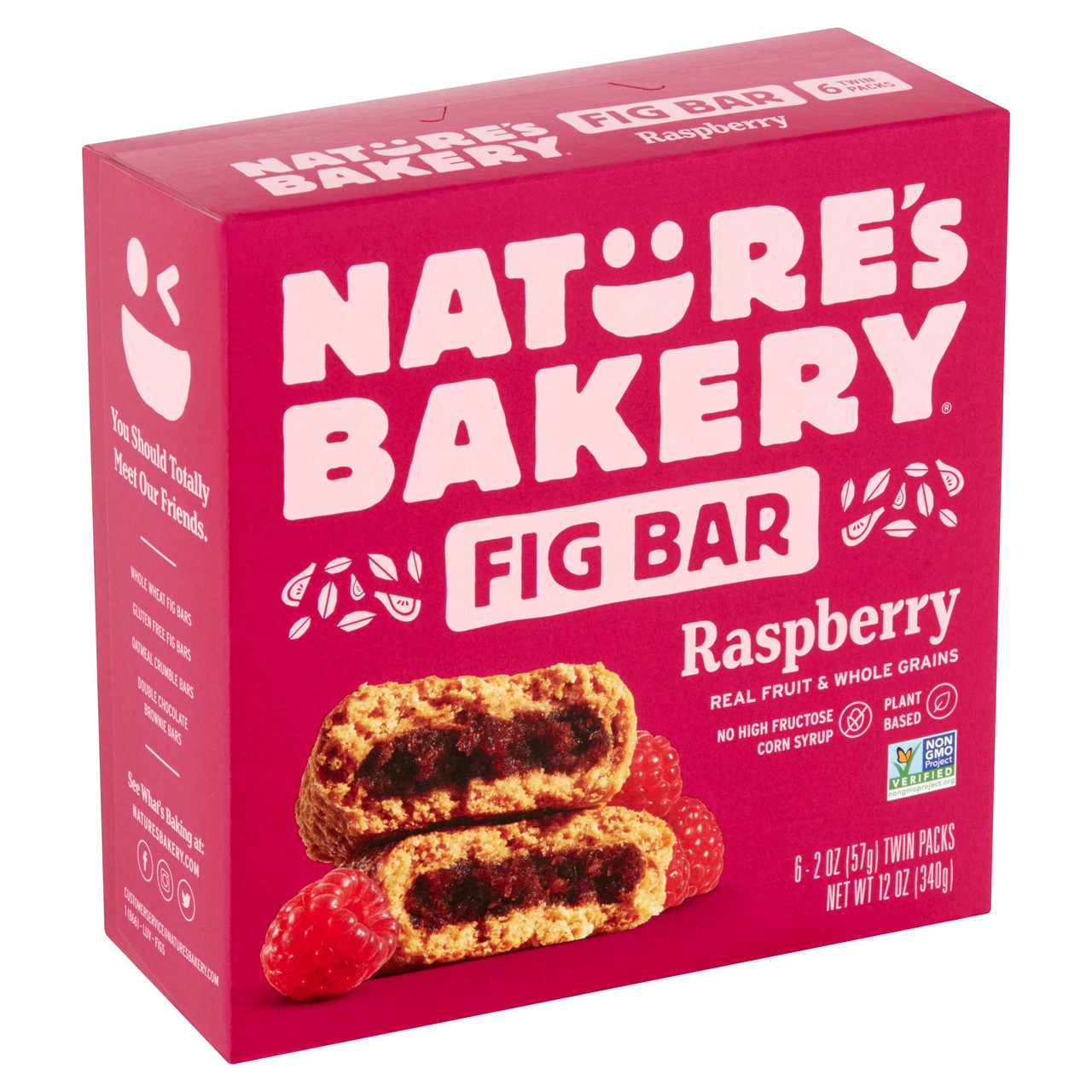 NAT BKRY FIG BAR RASPBRY ( 6 X 6 PACK )