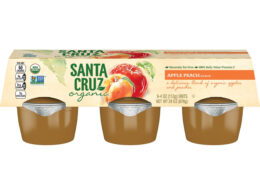 Santa Cruz Organics Apple Pch Sauce Cup (12x6 CT)