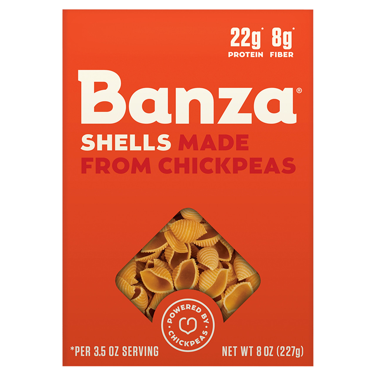 BANZA CHKPEA PSTA SHELLS ( 6 X 8 OZ )
