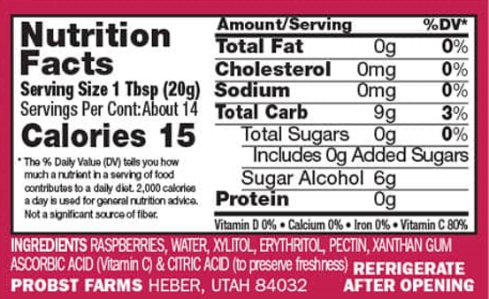 Nature's Hollow Raspberry Preserves (6x10 OZ) - Image 5