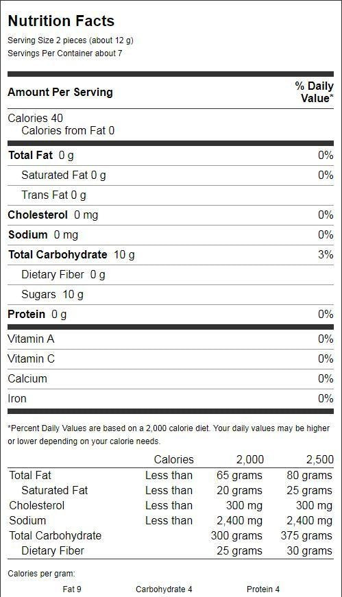 GP GINGER CHEWS ORIGINAL ( 12 X 3 OZ ) - Image 2