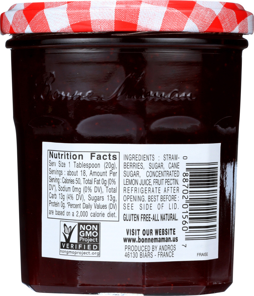 Bonne Maman Strawberry Preserves (6x13Oz) - Image 2
