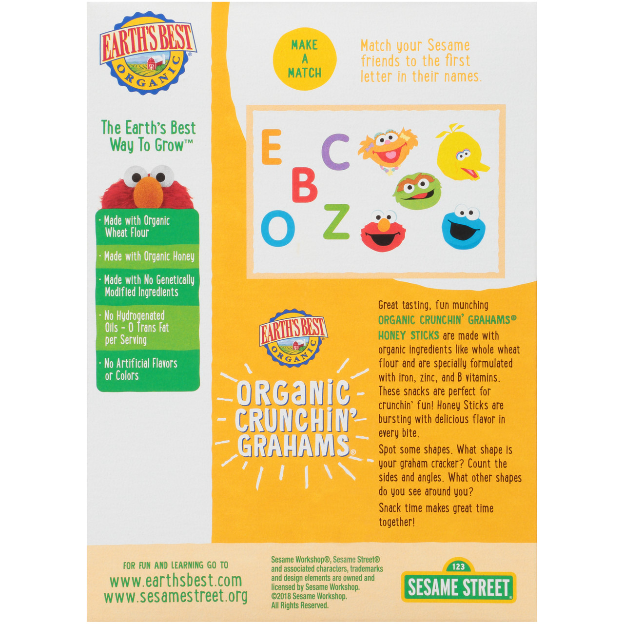 OG2 EB GRAHAM HNY STICKS ( 6 X 5.3 OZ ) - Image 2