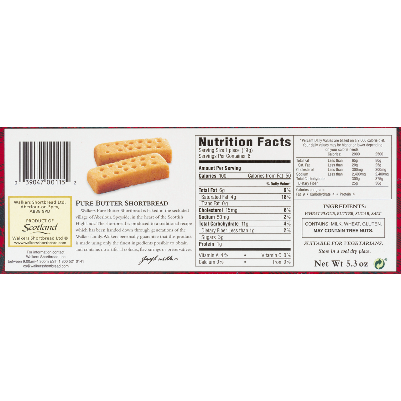 Walker's Shortbread Shortbread Fingers (12x5.3OZ ) - Image 3