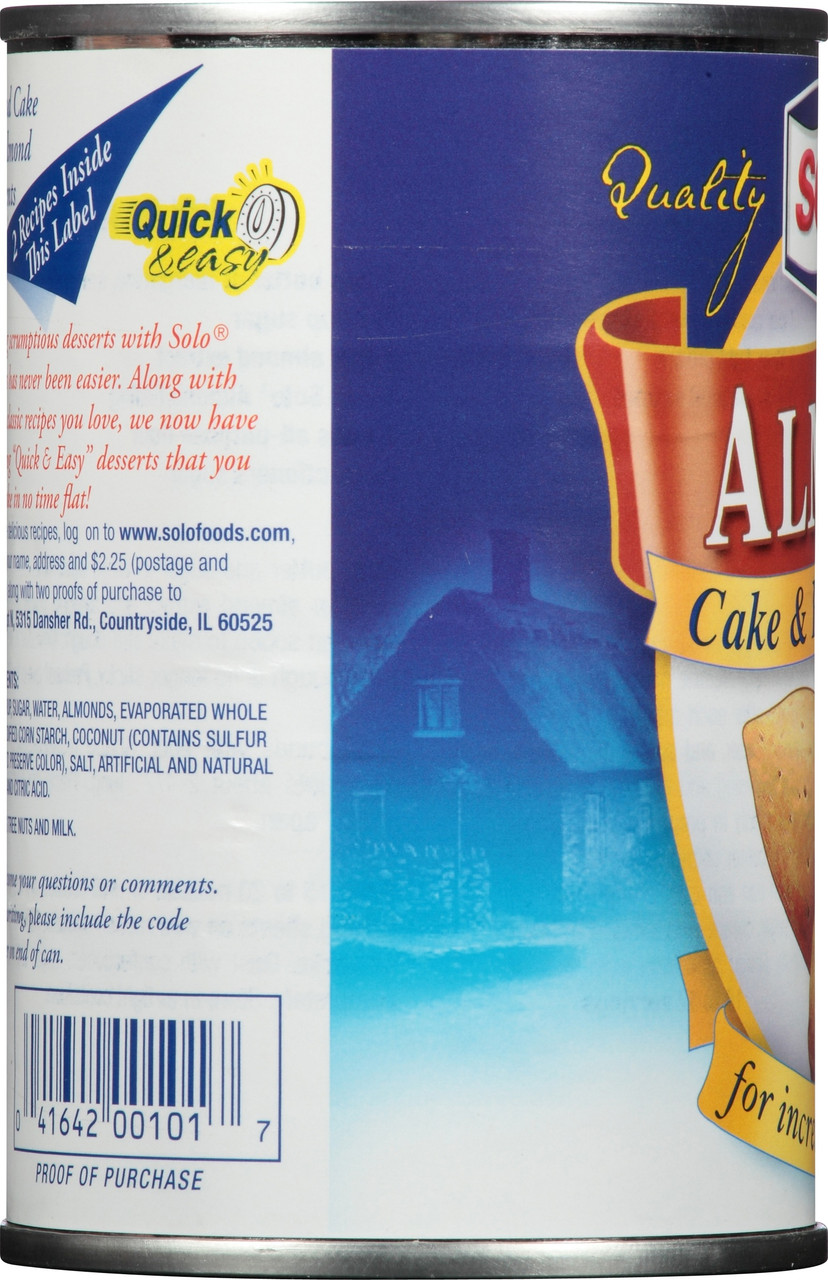 SOLO FILLING ALMOND ( 12 X 12.5 OZ ) - Image 2