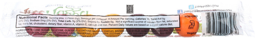 Tree Hugger All Natural Bubble Gum Citrus Berry (12x1.6 OZ) - Image 3
