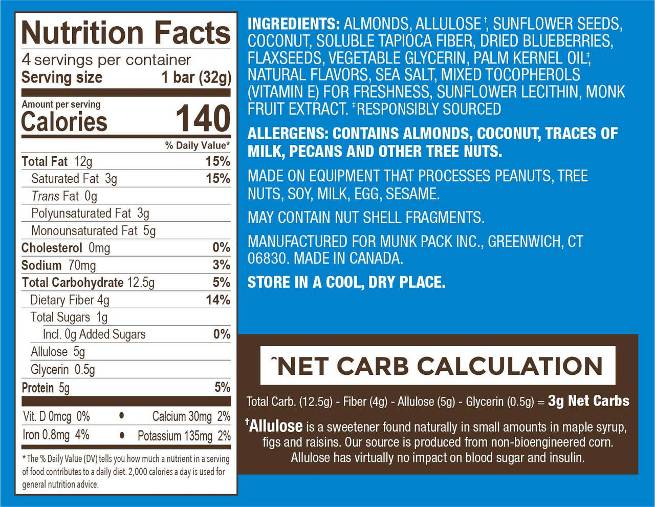 MUNK BR/GRN BBRY ALM VAN ( 6 X 4 CT ) - Image 2
