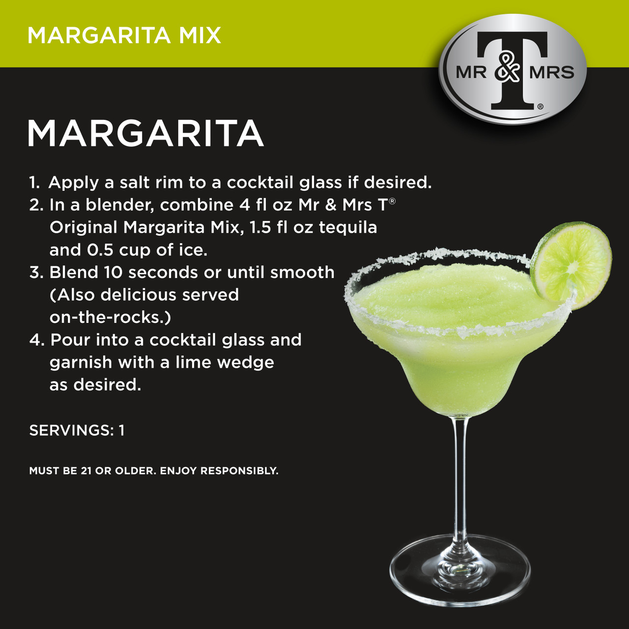 Mr & Mrs T Margarita Mix (6x59.17OZ ) - Image 3