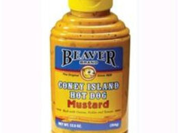 Beaver Coney Island Hot Dog Mustard (6x12.5Oz)