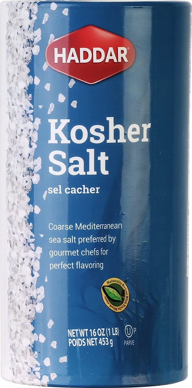 HADDAR KOSHER SALT ( 12 X 16 OZ )