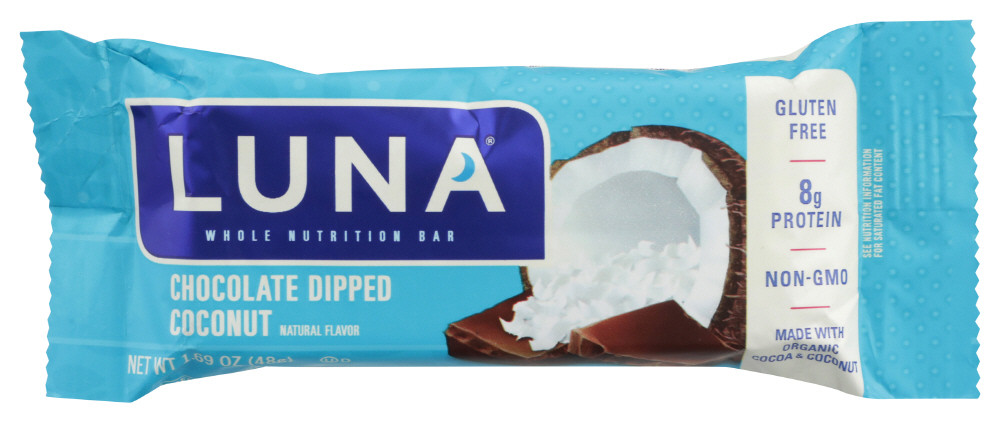 Clif Bar Organic Luna Chocolate Dipped Coconut (15x1.69 Oz)