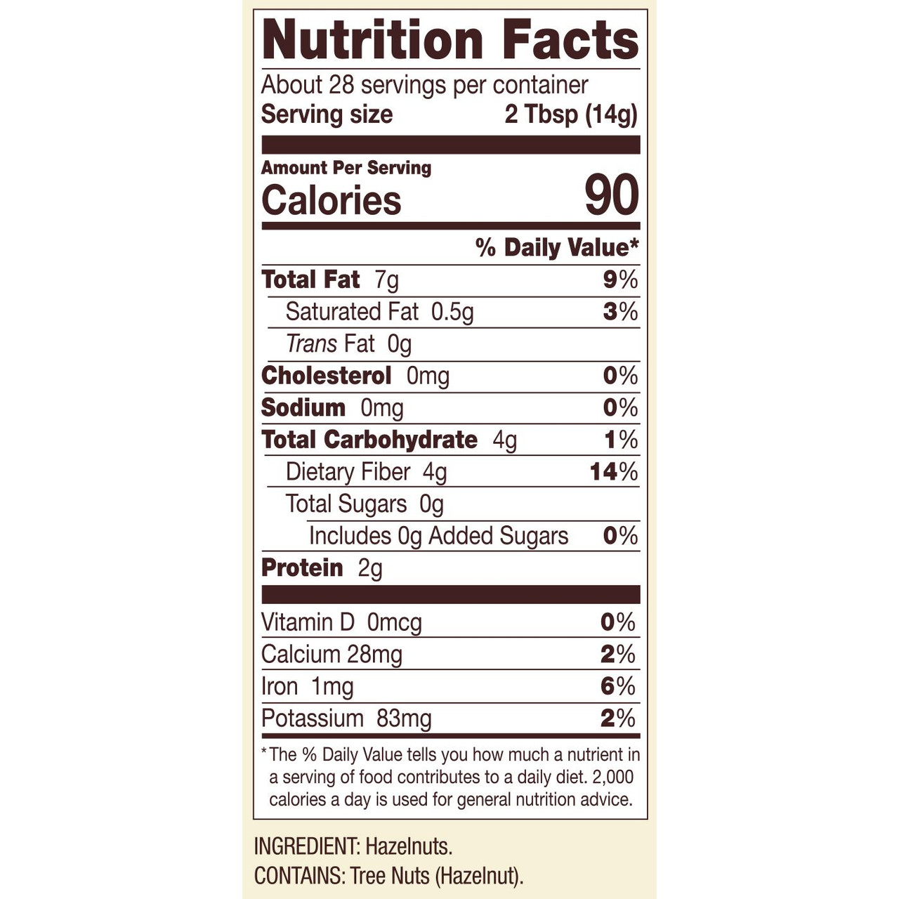 BOBS HZELNUT MEAL/FLOUR ( 4 X 14 OZ ) - Image 2