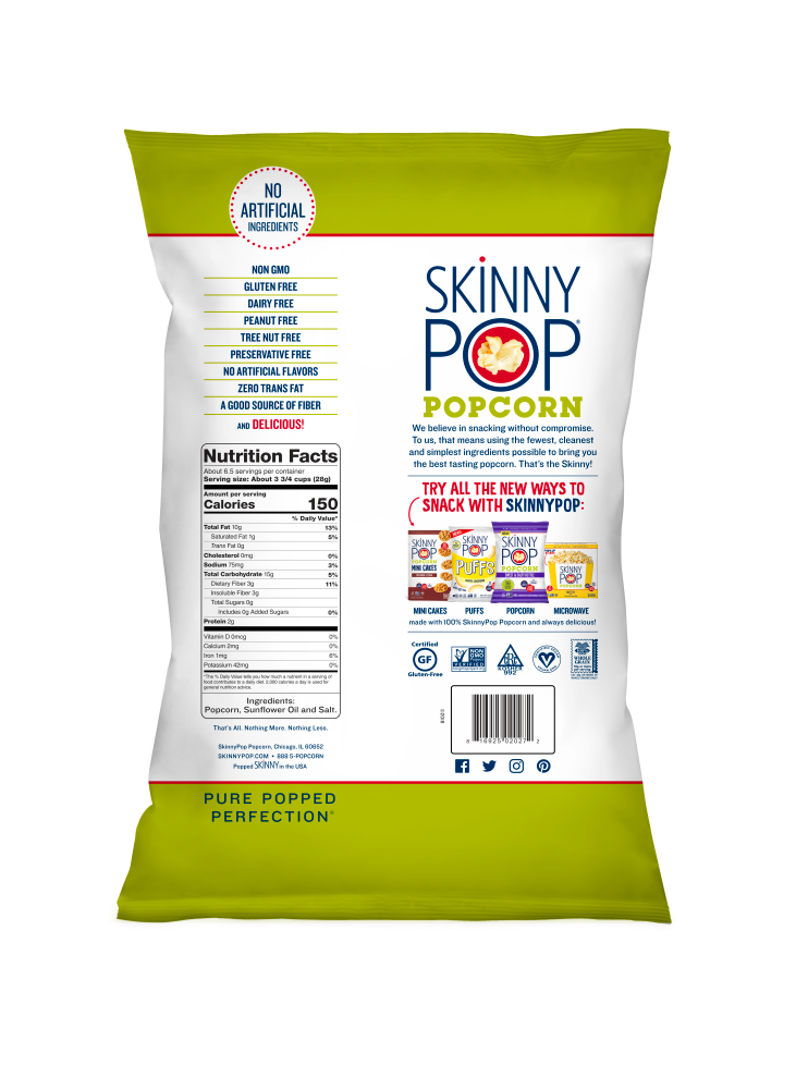 SKNYPOP ORIGINAL POPCORN ( 6 X 6.7 OZ ) - Image 3