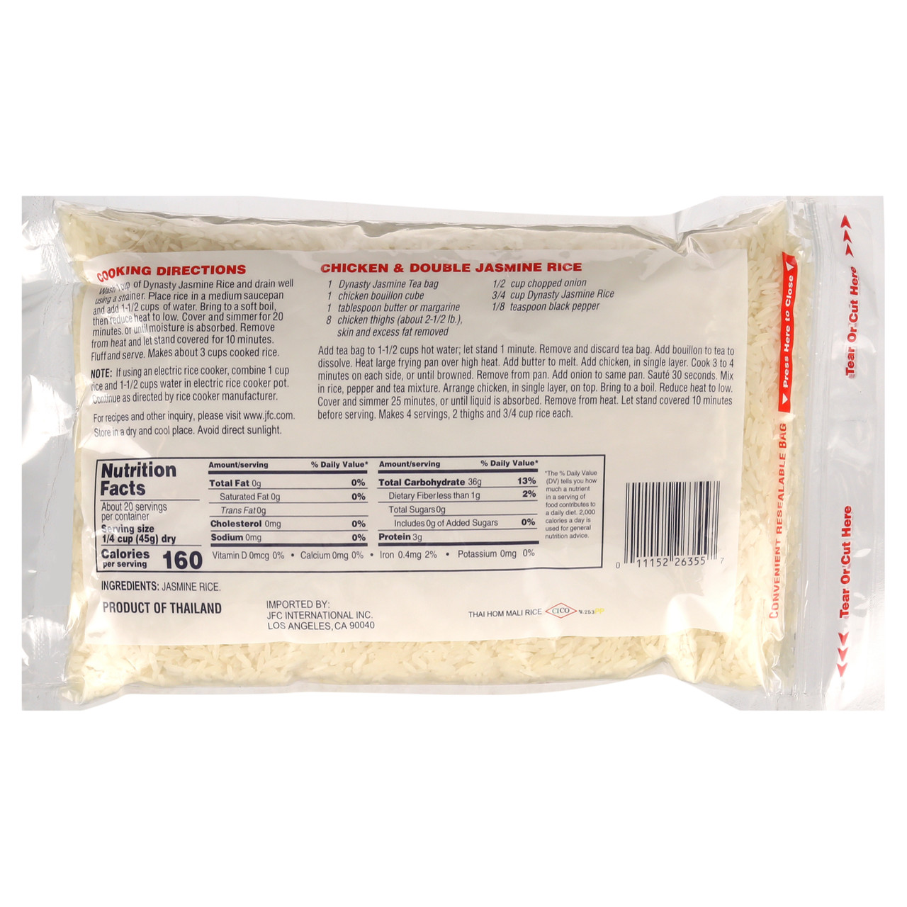 Dynasty Jasmine Rice (12x2LB ) - Image 4