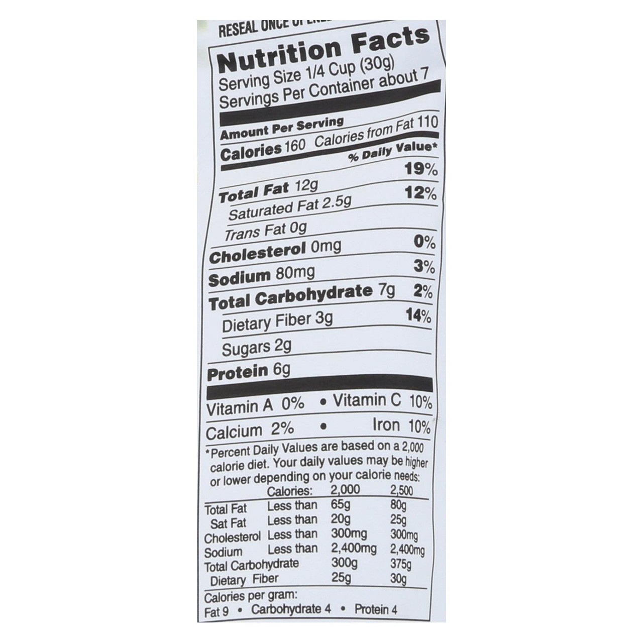 S.NUT SALTED RST CASHEWS ( 6 X 7 OZ ) - Image 2