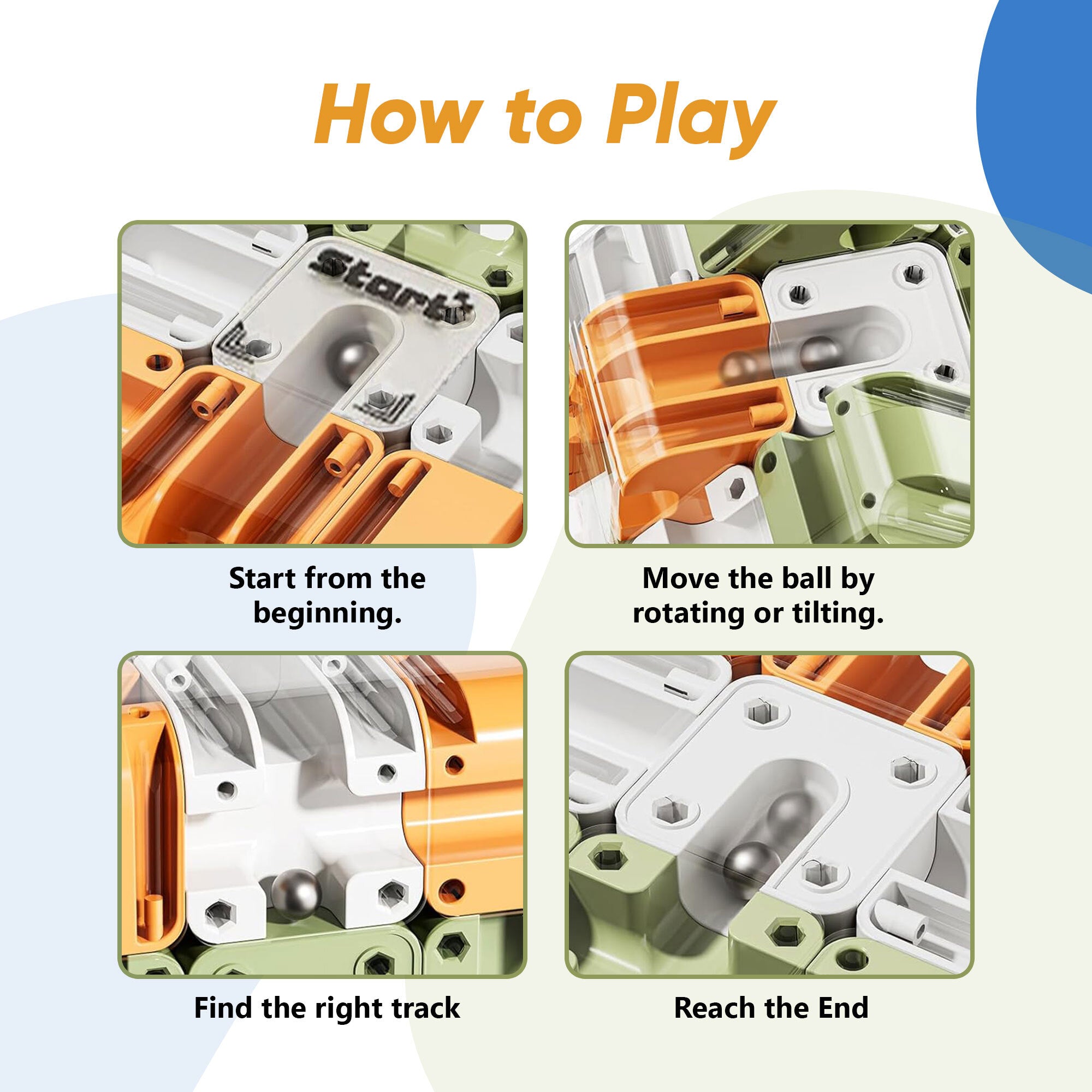 3D Maze Puzzle Cube – Brain Teaser Labyrinth Ball Game for Kids & Adults | Stress Relief & Family Fun Toy - Image 4