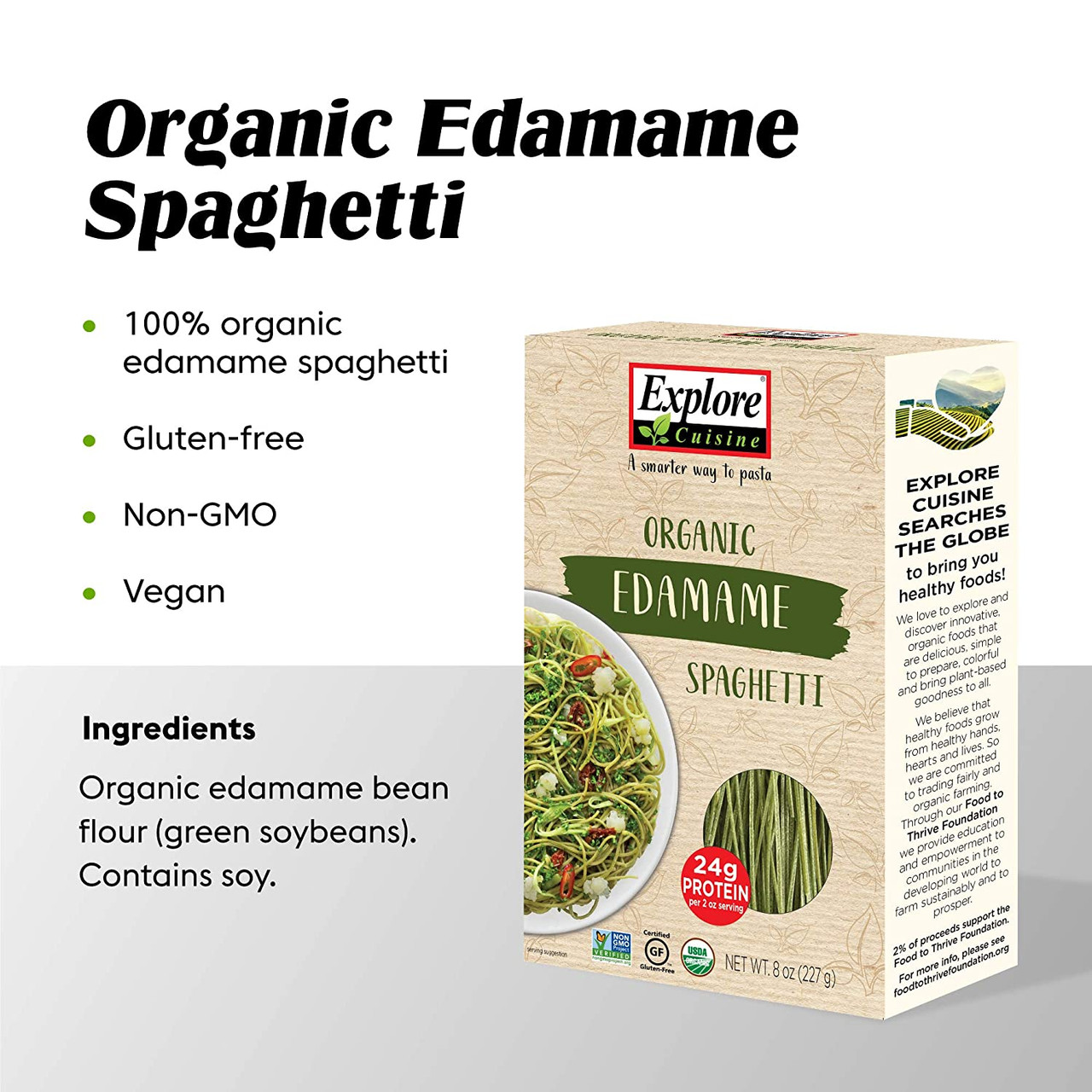 OG1 EC EDAMAME SPAGHETTI ( 6 X 8 OZ ) - Image 7