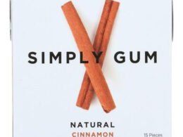 Simply Gum All Natural Gum Cinnamon (12X15 Ct)