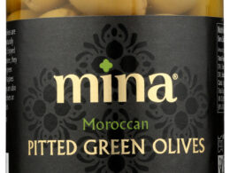 MINA GREEN PITTED OLIVES ( 6 X 12.5 OZ   )