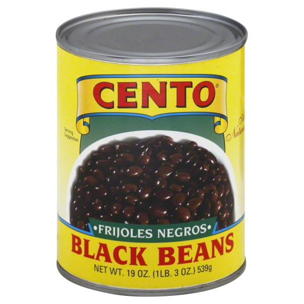 CENTO BLACK BEANS ( 12 X 19 OZ )