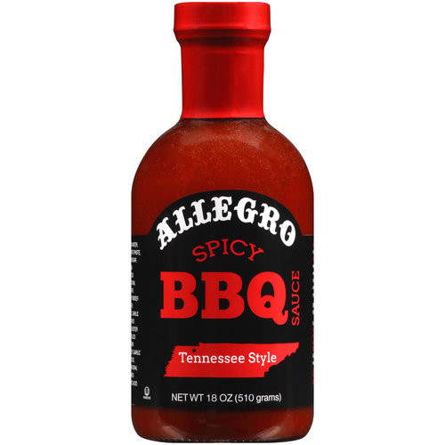 ALLEGRO BBQ SCE SPICY ( 6 X 18 OZ )
