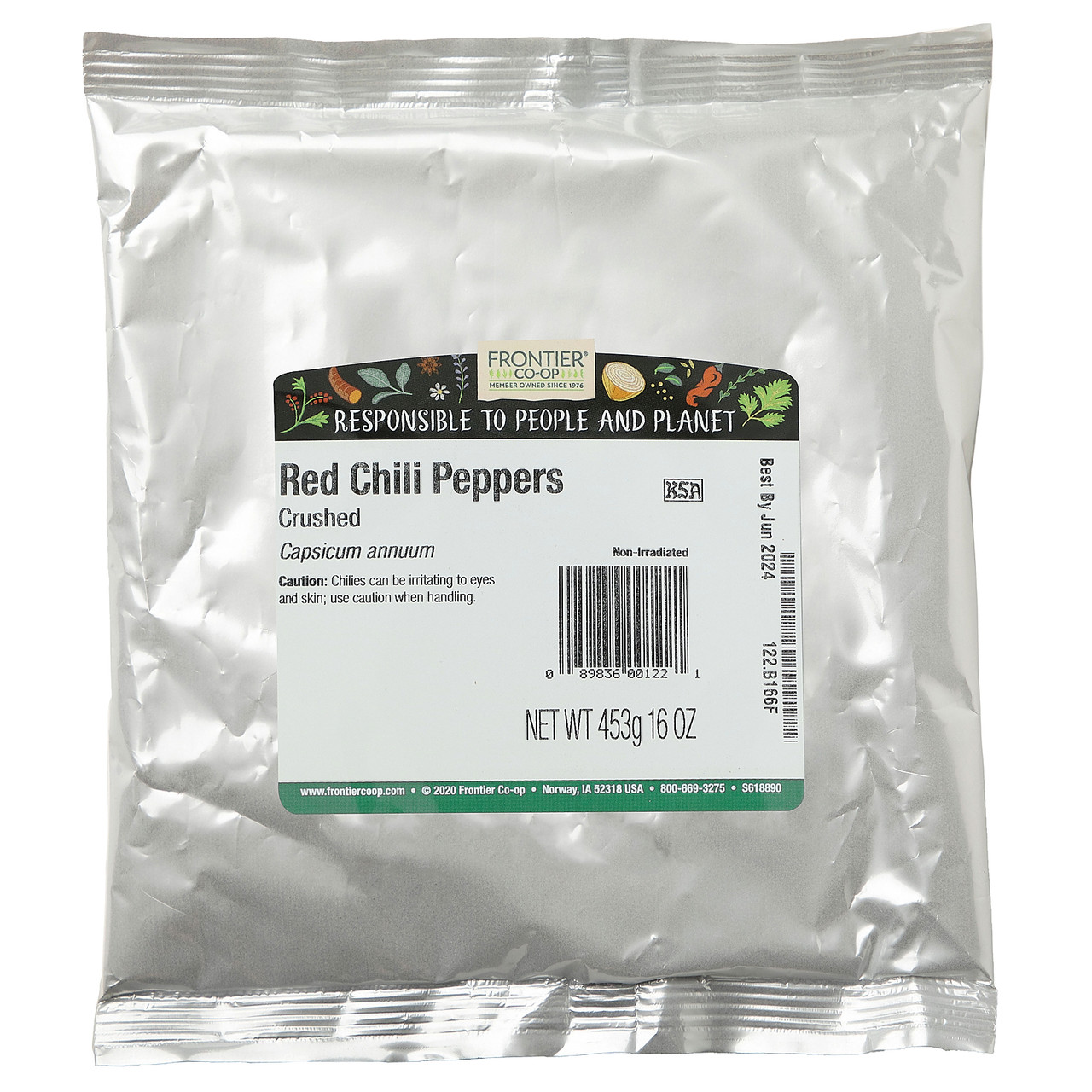 Frontier Herb Crushed Chili Peppers 15000h (1x1lb) - Image 2