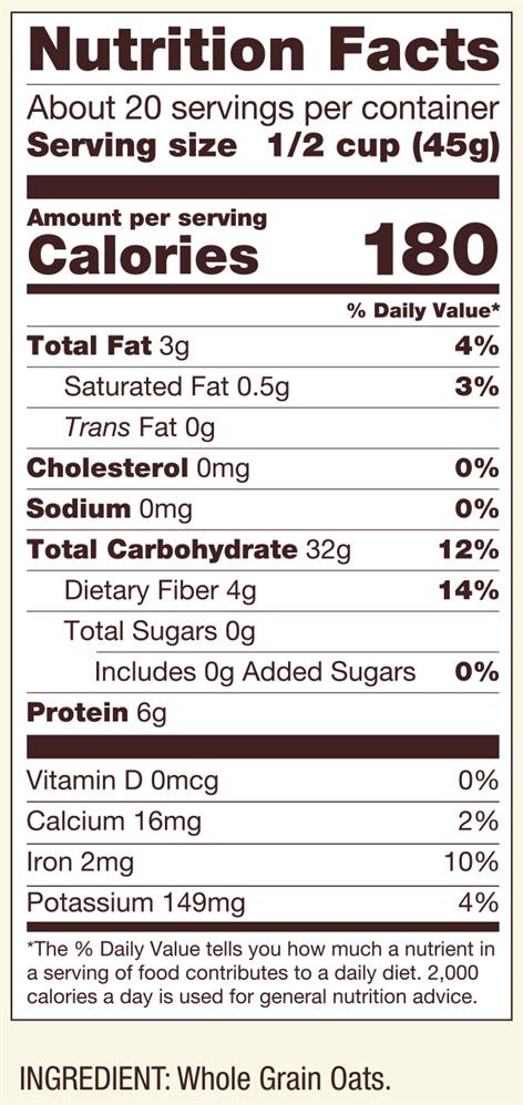 BOBS QK COOK ROLLED OATS ( 4 X 32 OZ ) - Image 2