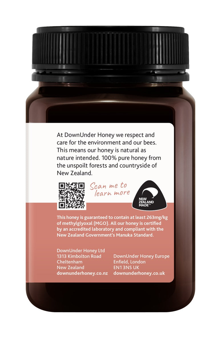 UMF 10+ Mānuka Honey (MGO 263+) 500g - Image 2