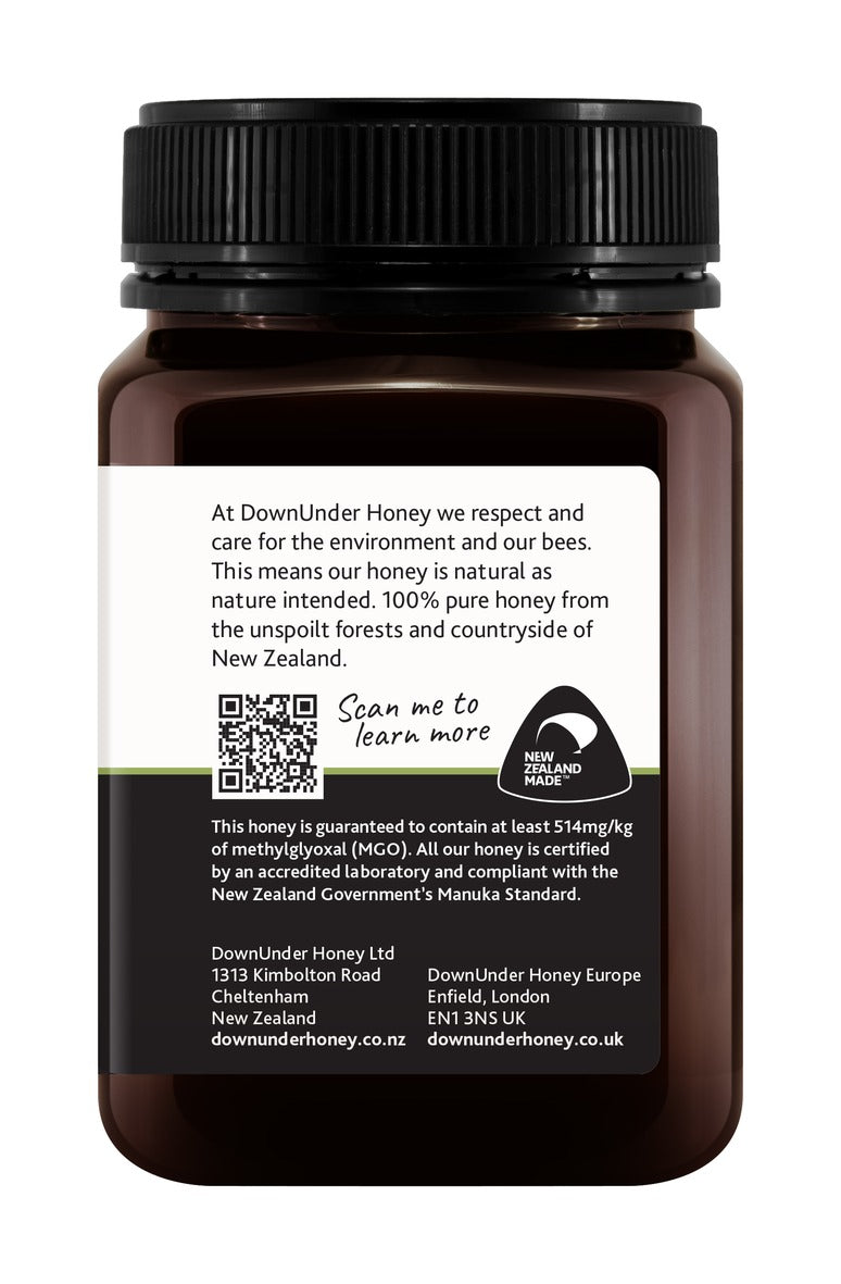 UMF™ 15+ Mānuka Honey (MGO 514+) 500g - Image 3