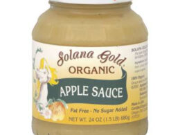 Solana Gold Organics Apple Sauce (12x24OZ )