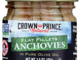Crown Prince Flat Anchovies in Oil (18x1.5 Oz)