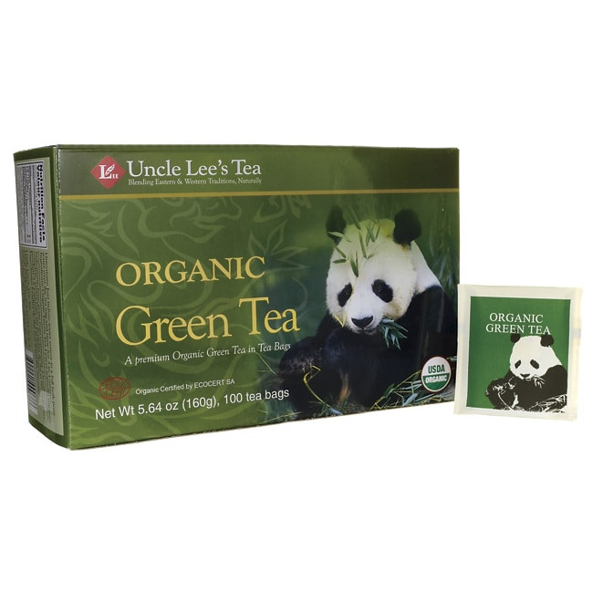 Uncle Lee's Tea Organic Green Tea 100 Tea bags